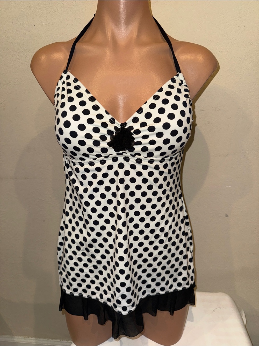 Kenneth Cole one piece swimsuit swim dress size M